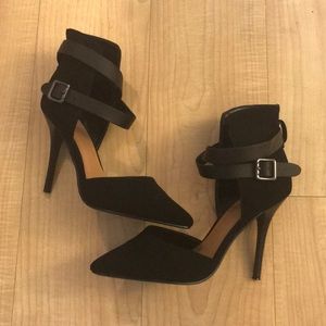 Black stiletto heels